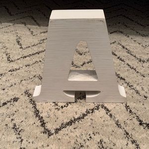 Desk/Table Accent or Accessory Block Letter “A”